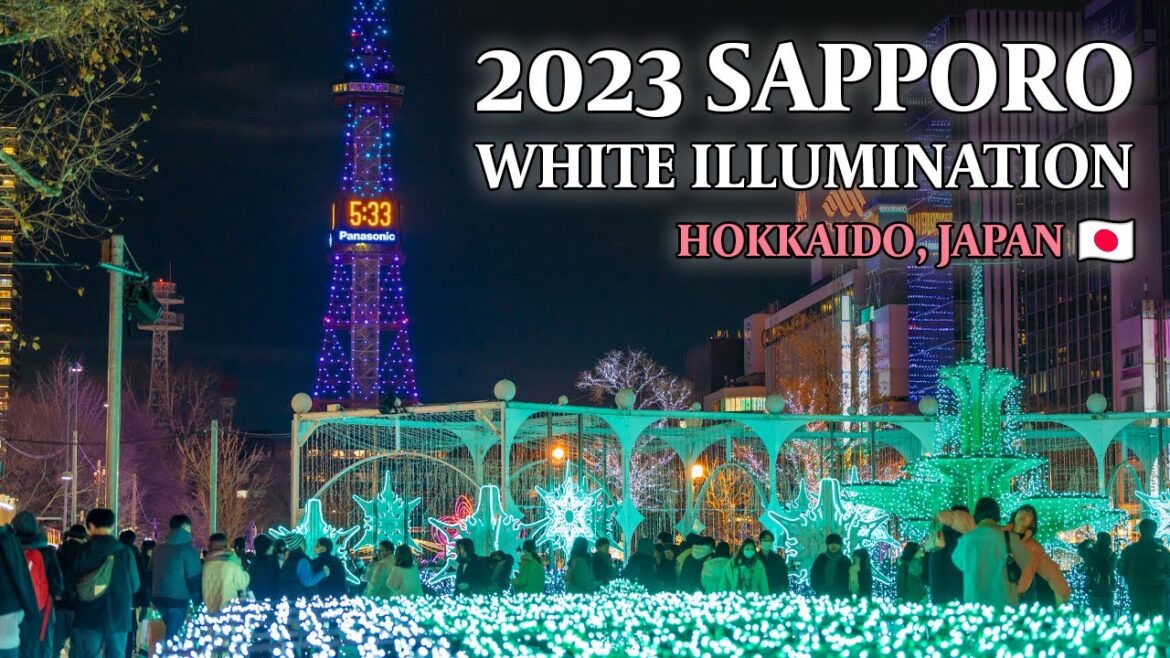 Sapporo Christmas Eve Night Walk | Hokkaido, Japan | 4K Walking Tour City Ambience Sounds Sapporo Christmas Eve Night Walk | Hokkaido, Japan | 4K Walking Tour City Ambience Sounds