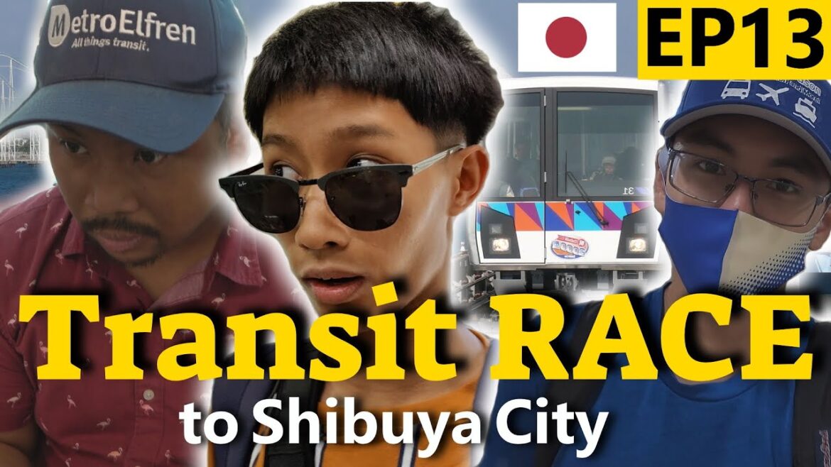 Transit RACE: 3 Teams Race to Shibuya Using JR in Tokyo 🇯🇵 EP13