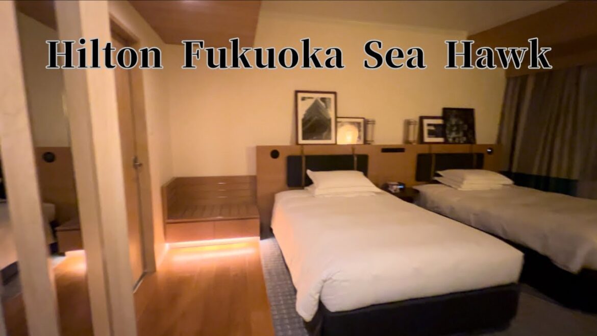 Hilton Fukuoka Sea Hawk | Room tour | Japan Vlog