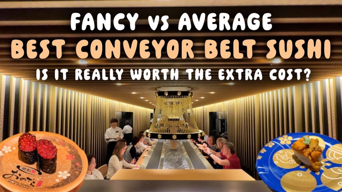 Fancy VS Average 🍣  Best Conveyor Belt Sushi in Kyoto, Japan!