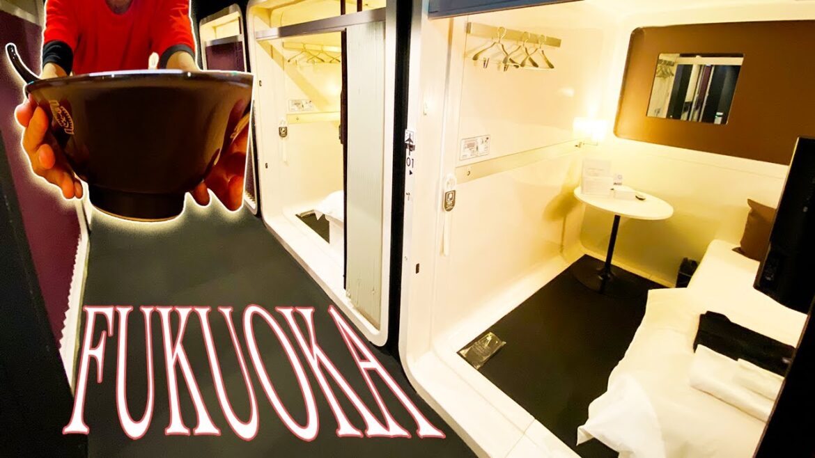 Women-only area available! First Class Luxury Capsule Hotel 😴 First Cabin Fukuoka Hakata