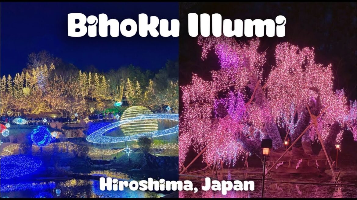 Winter Illumination at Bihoku Park | Hiroshima, Japan | Illumination | Travel | Guide | JAPAN Vlog Winter Illumination at Bihoku Park | Hiroshima, Japan | Illumination | Travel | Guide | JAPAN Vlog