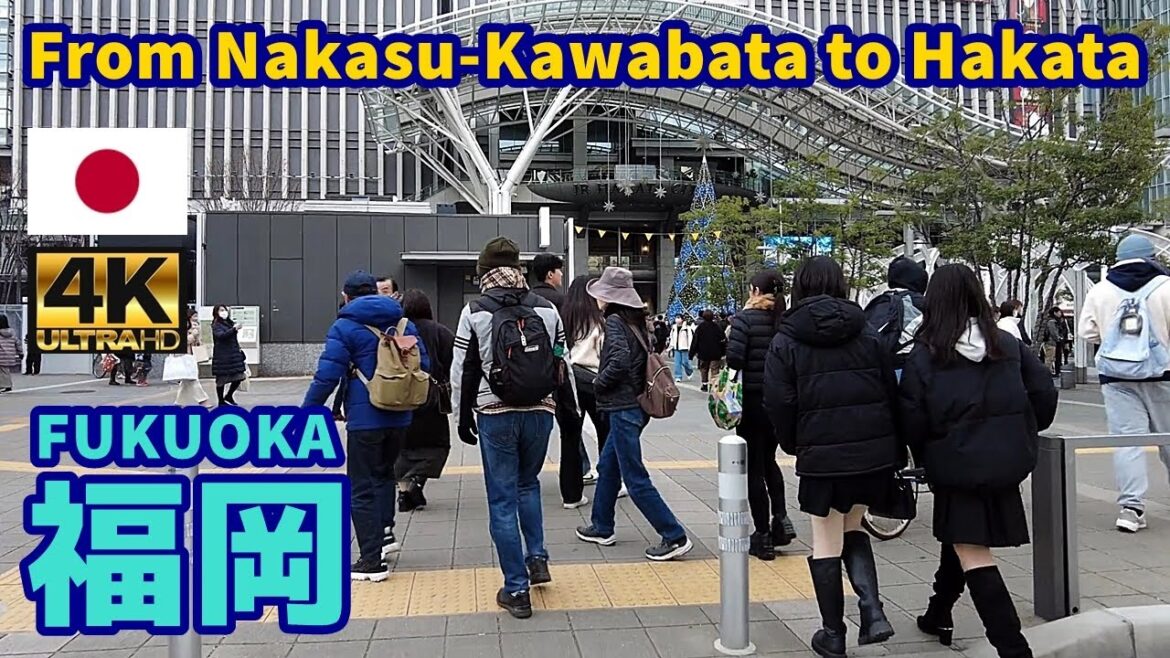 [4K]【福岡博多街歩き／Fukuoka Walk】59 中洲川端駅～博多駅｜From Nakasu-Kawabata to Hakata｜Japan｜九州｜福岡県福岡市博多区｜観光｜旅行