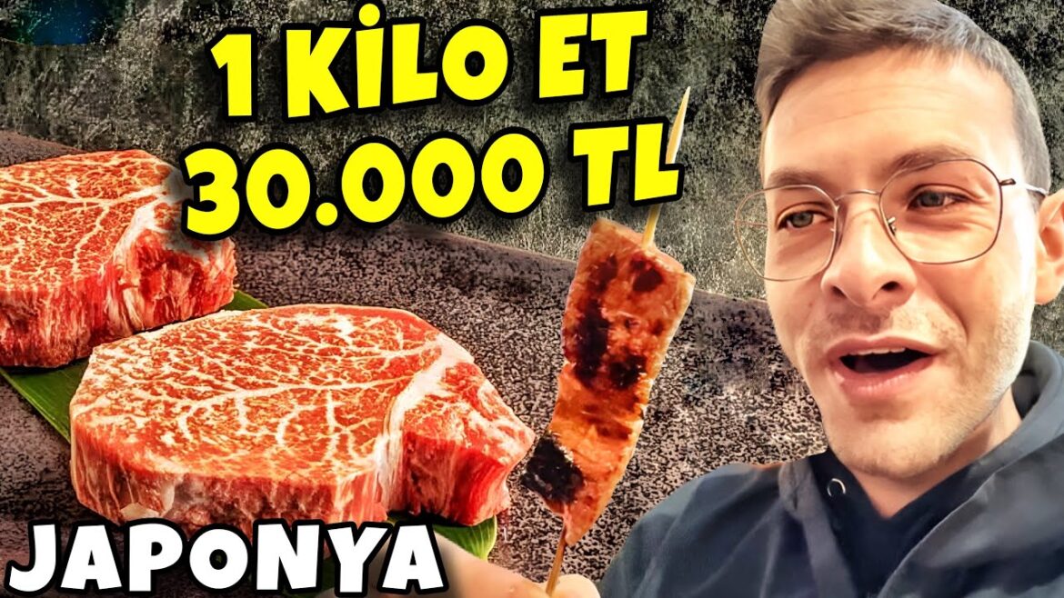 DÜNYANIN EN PAHALI ETİ KOBE BİFTEĞİ YEDİM! - JAPONYA SOKAK YEMEKLERİ