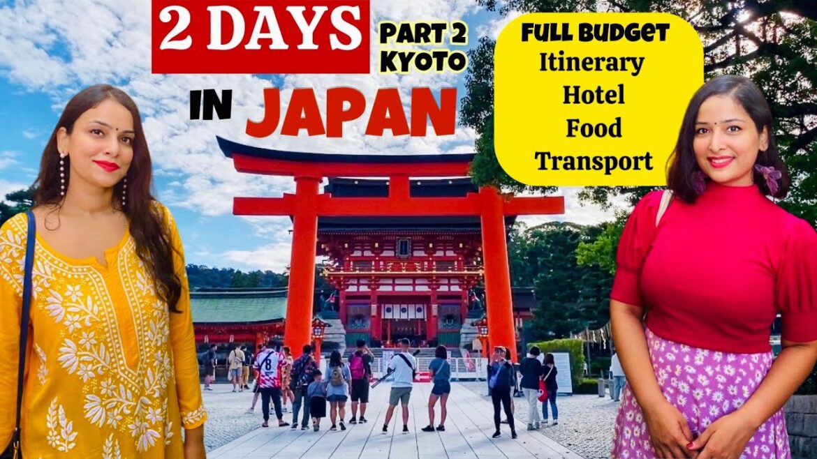 KYOTO Travel Vlog 😍 Places to SEE, EAT & BULLET TRAIN experience | JAPAN TRAVEL VLOG in Hindi