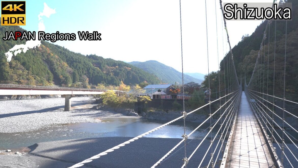 Kawane Ryogoku Sta to Senzu Sta | Haibara District, Shizuoka | 4K HDR | 静岡県川根両国駅〜千頭駅