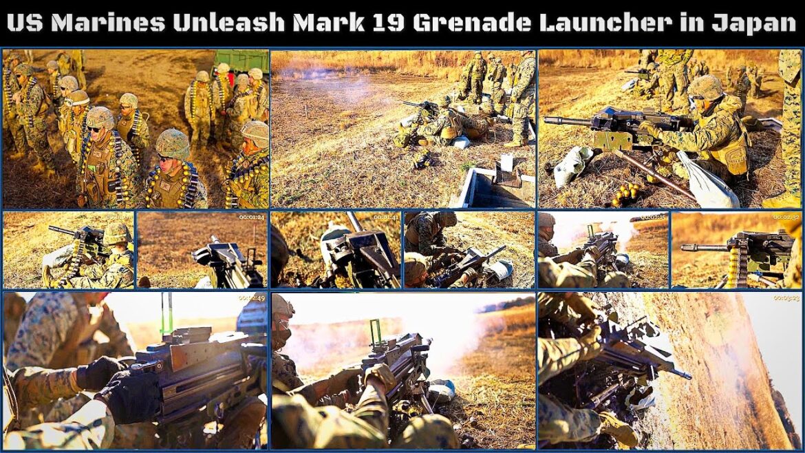 US Marines Alpha Battery Mk19 Grenade Launcher Action at Camp Fuji! US Marines Alpha Battery Mk19 Grenade Launcher Action at Camp Fuji!