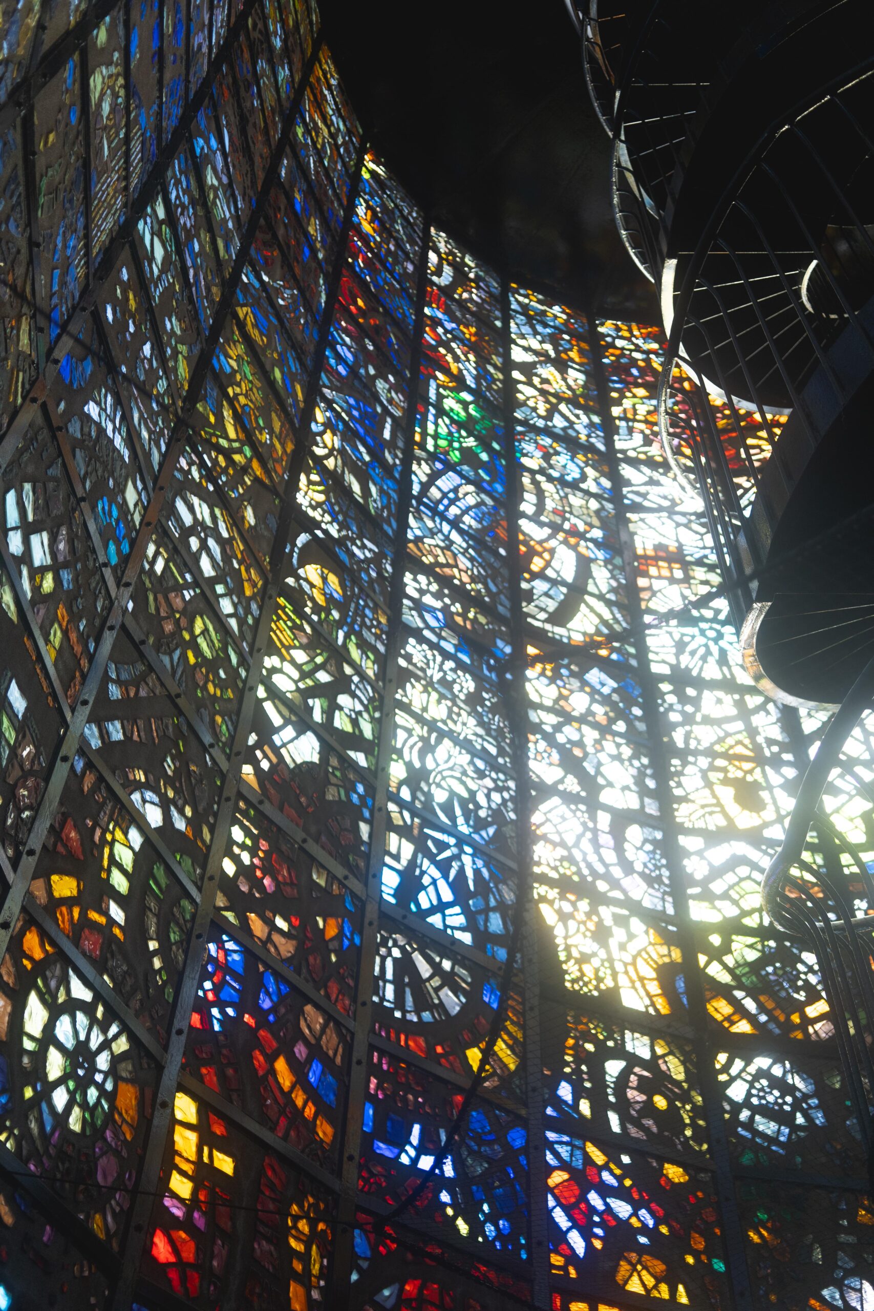 Hakone Open Air Museum stained glass tower Alo Japan