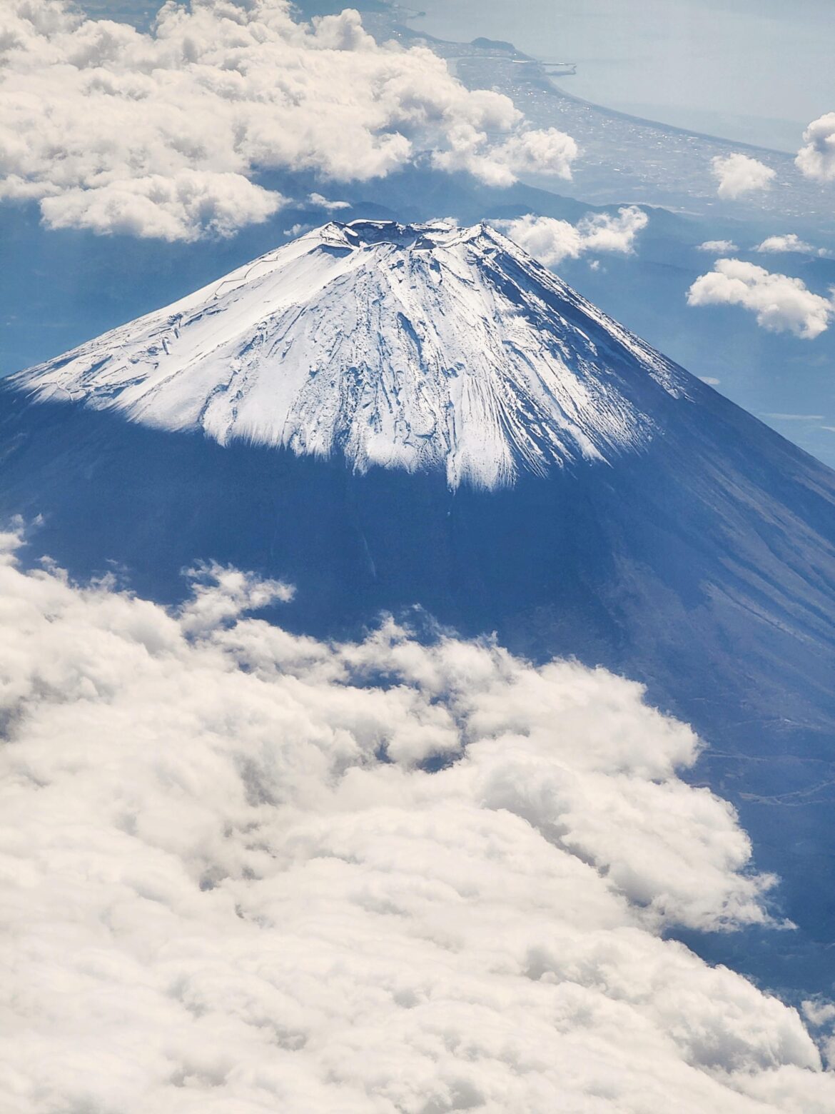Mt Fuji from the plane