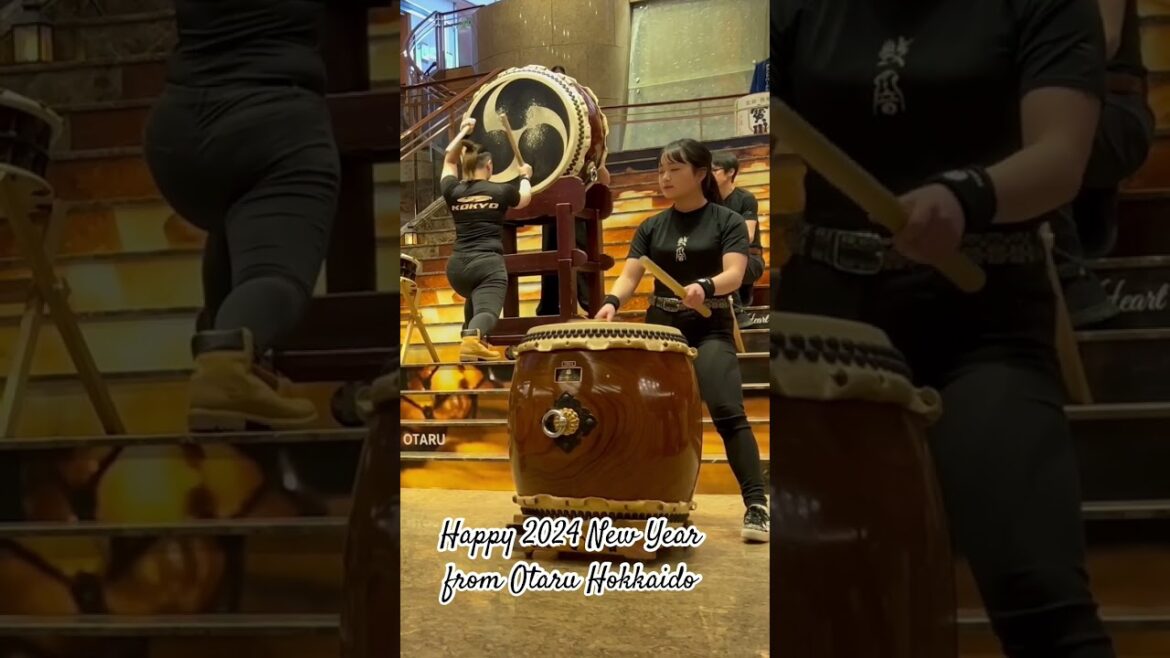 Happy 2024 New Year from Otaru Hokkaido #travel #japan #hokkaido #otaru