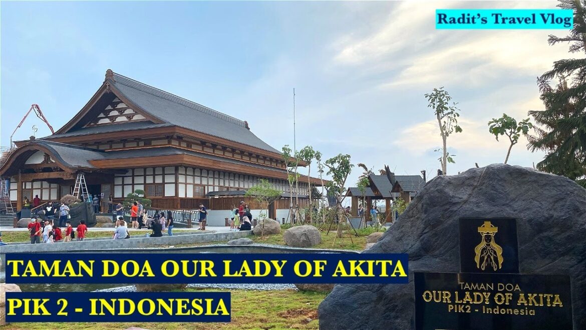 TAMAN DOA TERBARU VIRAL PIK 2 - OUR LADY OF AKITA - PATUNG BUNDA MARIA MENANGIS JEPANG #akita #pik2