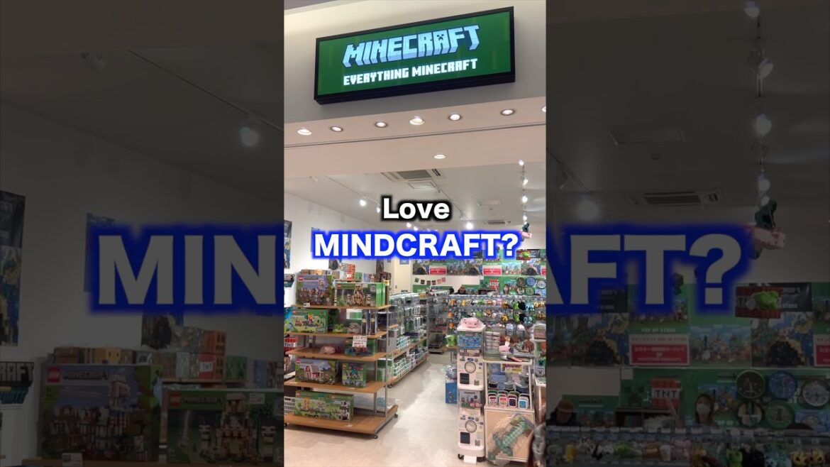 MINECRAFT Stores in JAPAN!! #shorts #minecraft