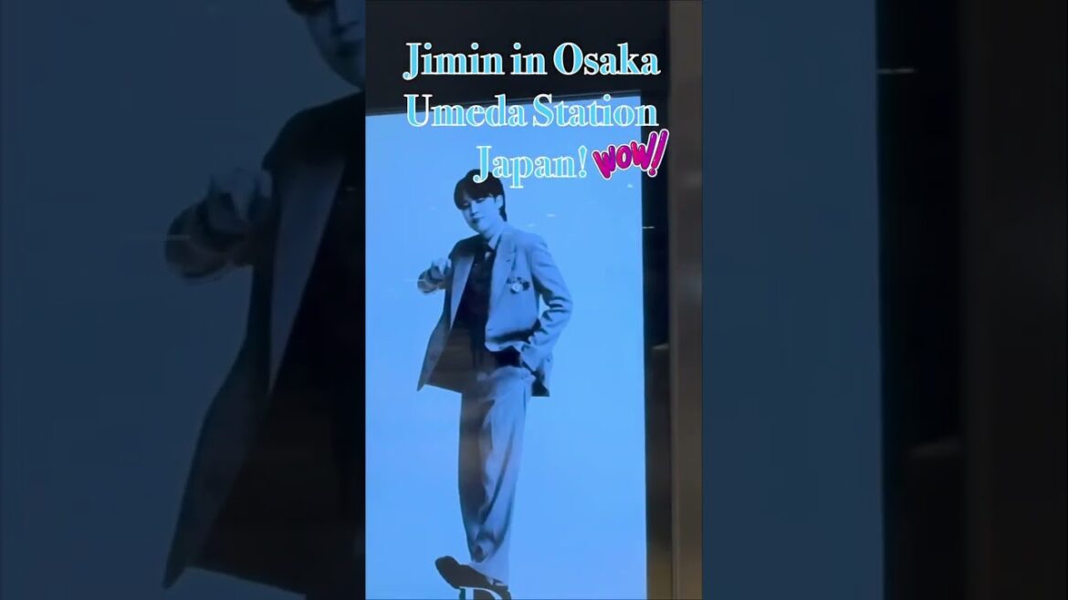 JIMIN at Osaka Umeda Station Japan! | Dior’s new face global ambassador SPR 24! #bts #jimin #travel JIMIN at Osaka Umeda Station Japan! | Dior’s new face global ambassador SPR 24! #bts #jimin #travel