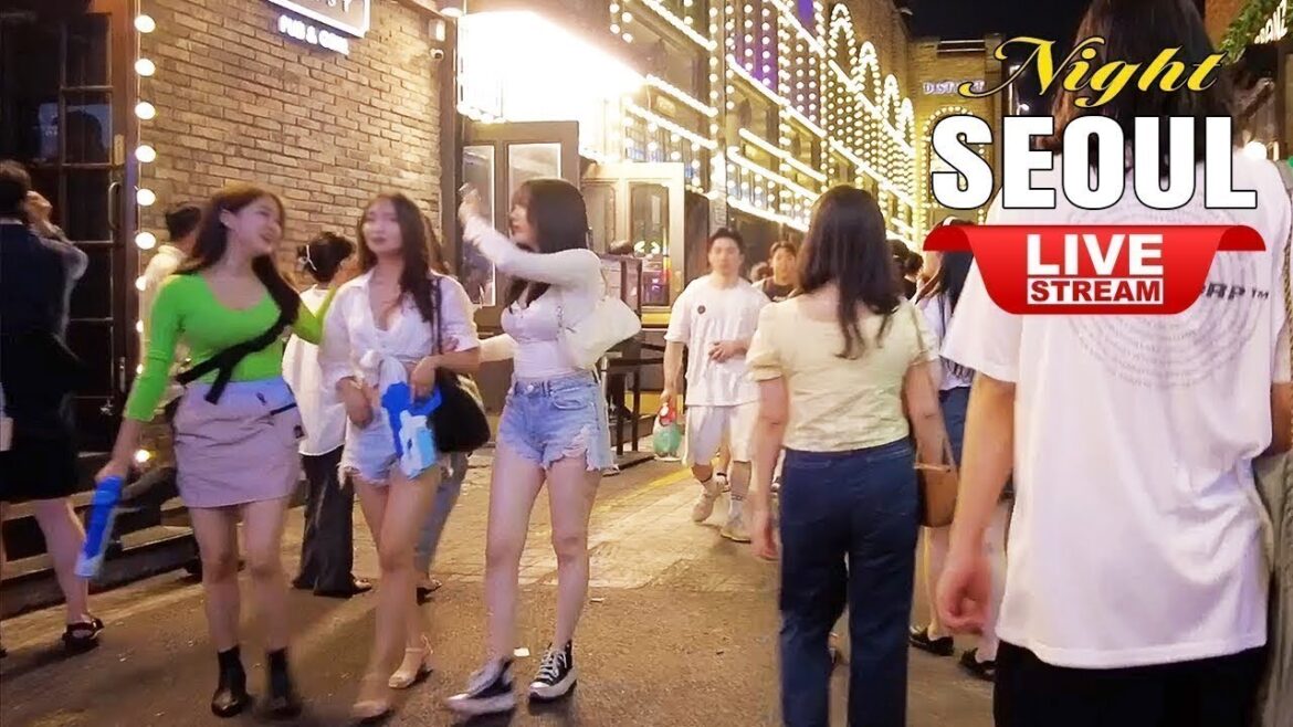 2024 Happy New Year Seoul Korea Live | Seoul walk, Itaewon street night walking tour live with talk
