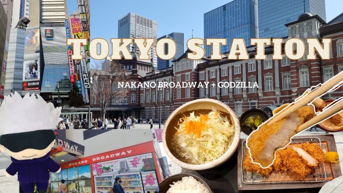 Tokyo Station (Nakano Broadway + Godzilla) - Tokyo Japan Vlog