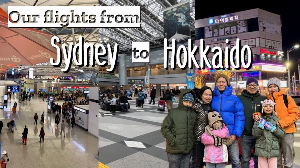 Fly Sydney - Hokkaido with 14-hour layover at Incheon (free transit hotel with Asiana Airlines)