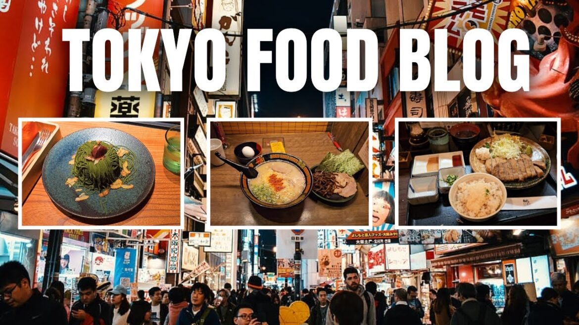 4K Tokyo Restaurants Review Food blog [ Ichiran Ramen, Gyukatsu Motomura, Matcha Montblanc]
