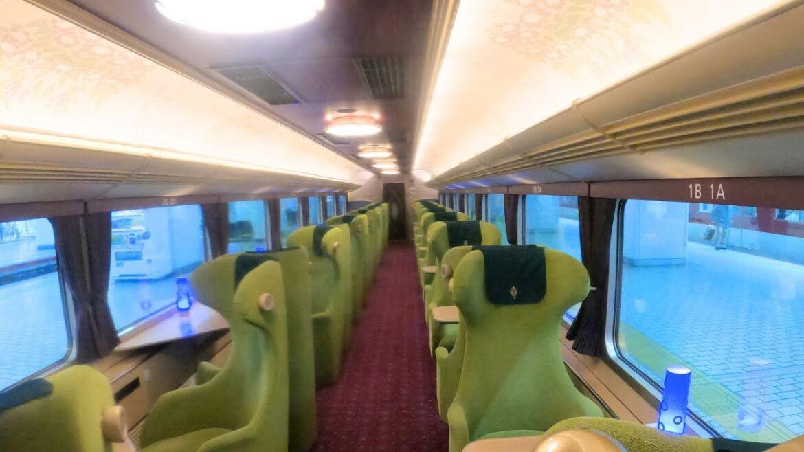 Riding Japan's Reasonable Luxury Train from Kyoto to Nara | Kintetsu Limited express Aoniyoshi