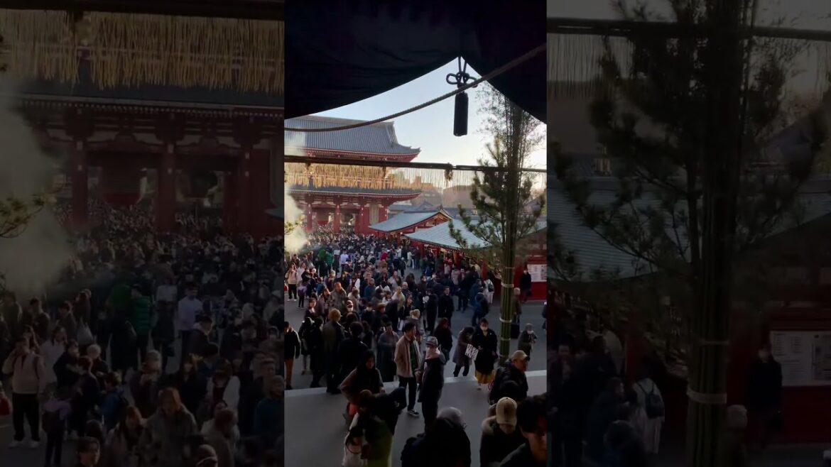 Tokyo Asakusa Temple in New Year, Japan π―π΅β€οΈ #travel #tokyo #asakusa #japan #walkthrough #shorts Tokyo Asakusa Temple in New Year, Japan π―π΅β€οΈ #travel #tokyo #asakusa #japan #walkthrough #shorts