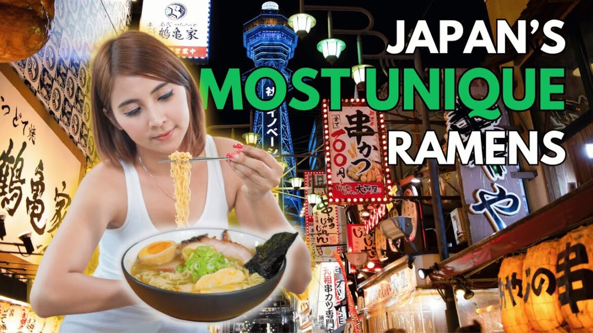 Japan's Most Unique Ramens You Should Try (THE BEST RAMENS IN THE WORLD)