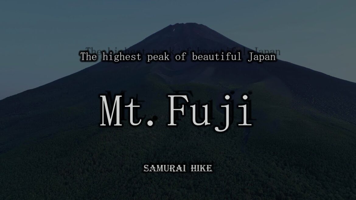 Hiking the beautiful 「Mt. Fuji」 in  JAPAN　（ 富士山 登山 ）
