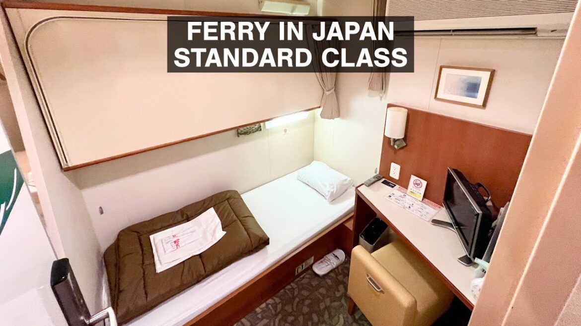 Trying a Simple Standard Cabin on Ferry Sunflower | Oita to Kobe