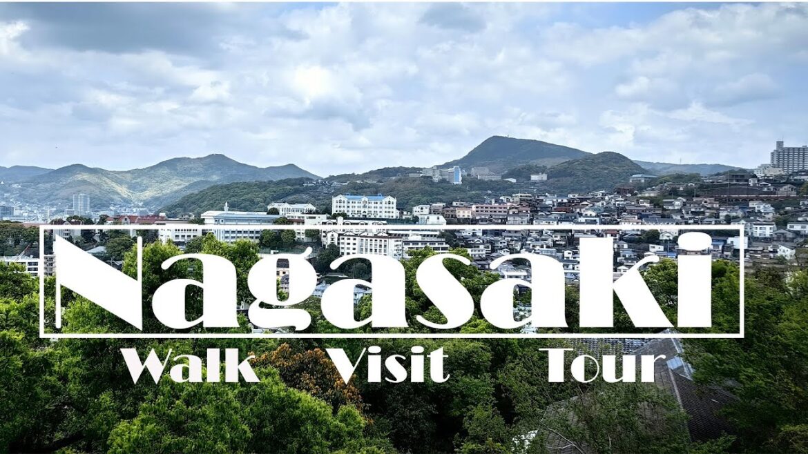 Japan Nagasaki Tour Glover Garden  Meganebashi Bridge Mount Inasa Night View