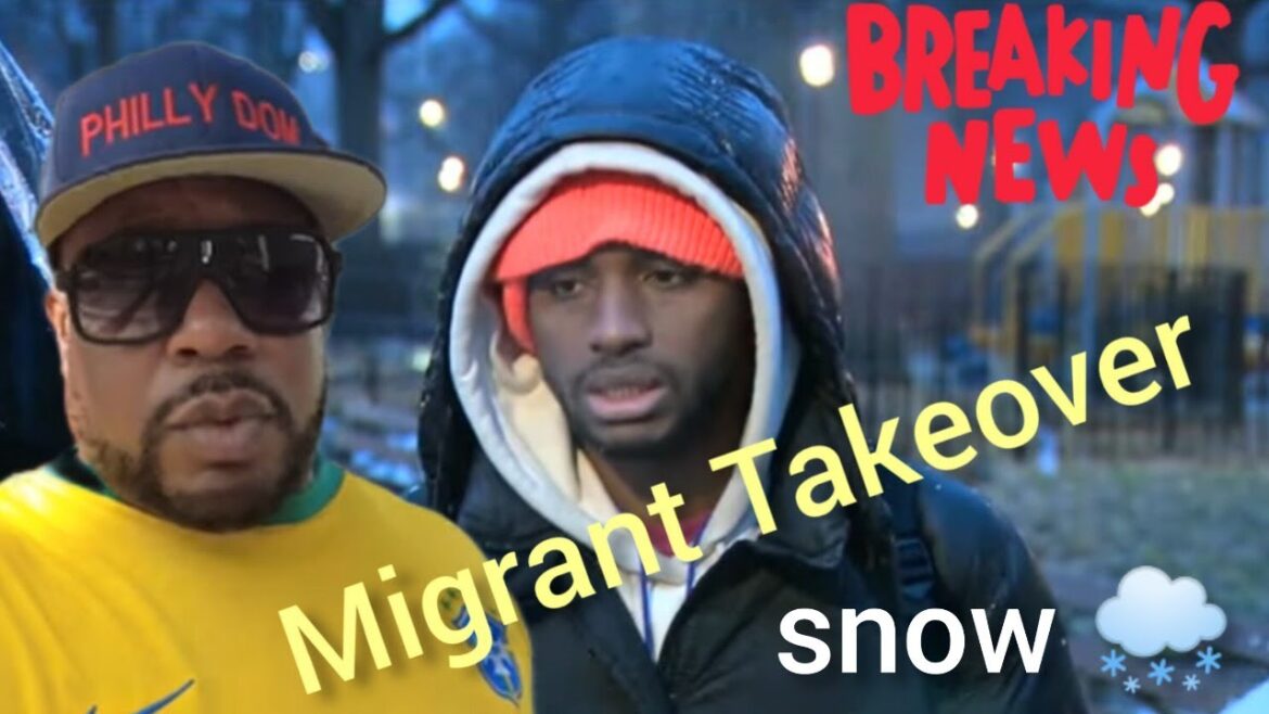 NYC Migrants Fight for Survival During Snowstorm NYC Migrants Fight for Survival During Snowstorm