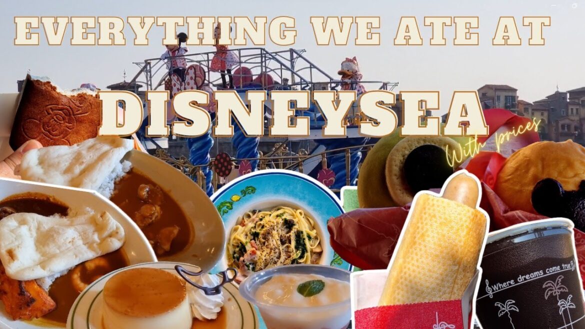 Everything We Ate At Disneysea! - Tokyo Japan Vlog