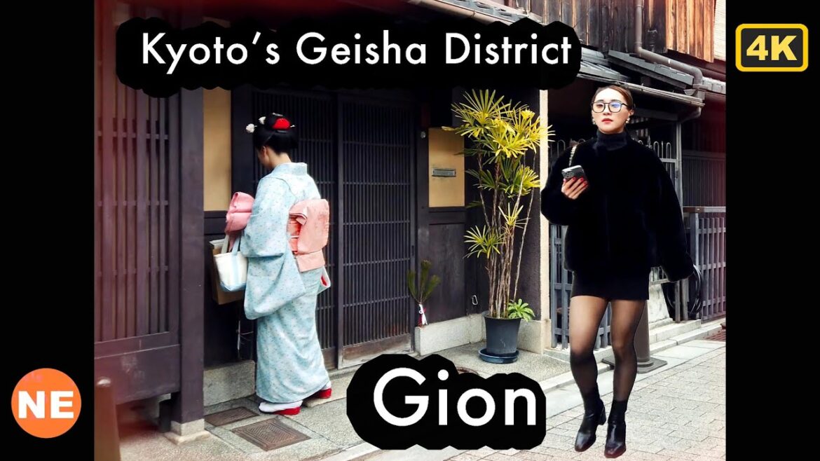 Gion - Kyoto's Geisha District (4k Walk)