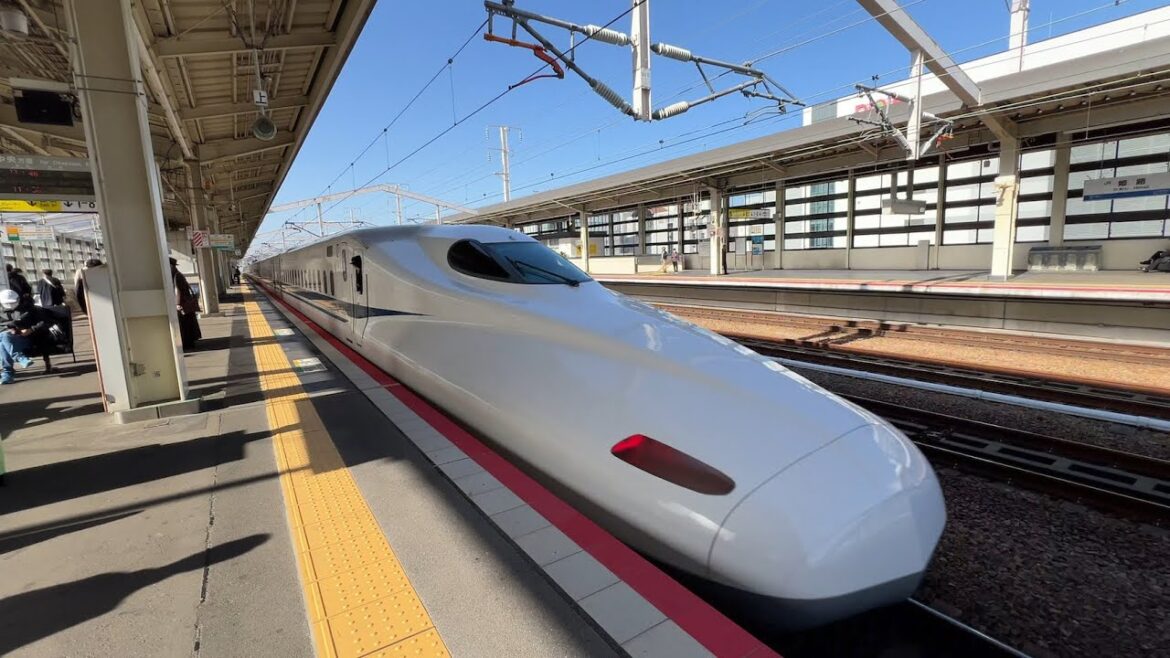 Himeji, Japan - San'yō Shinkansen at Himeji Station