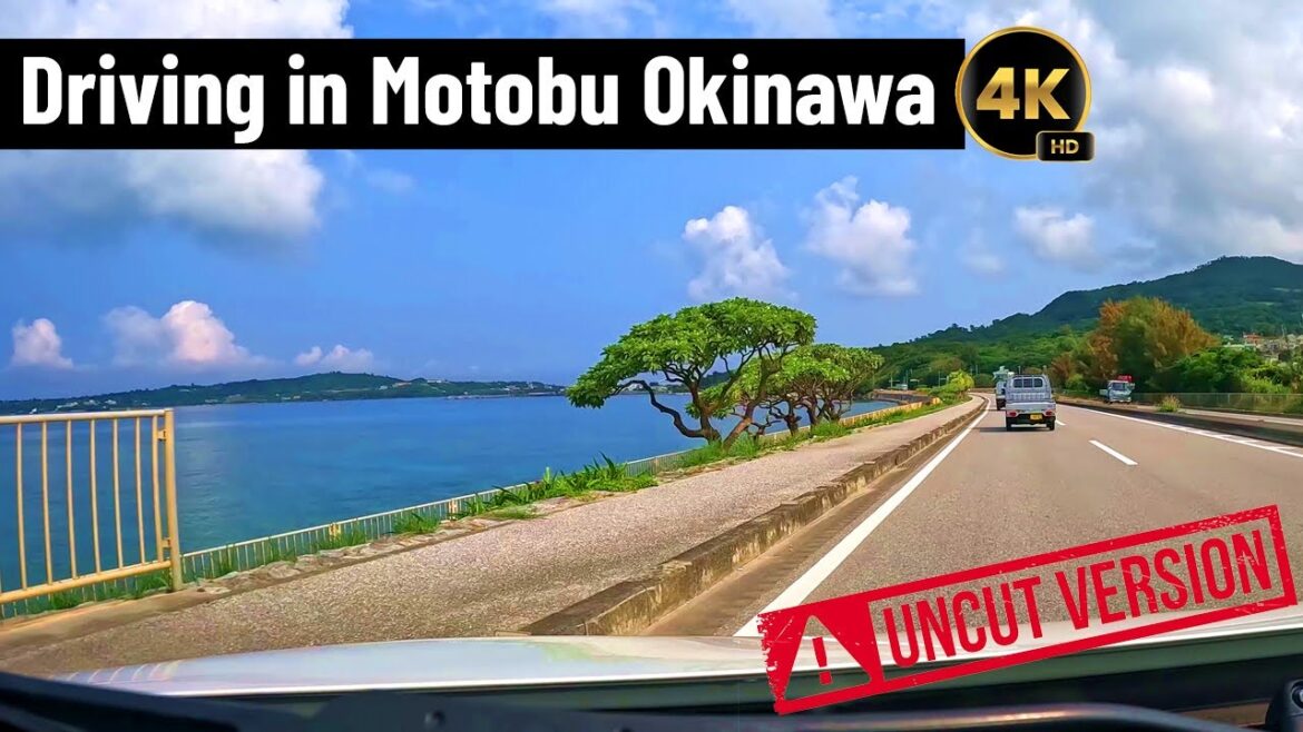 Driving in Motobu, Okinawa - (Uncut) 4K