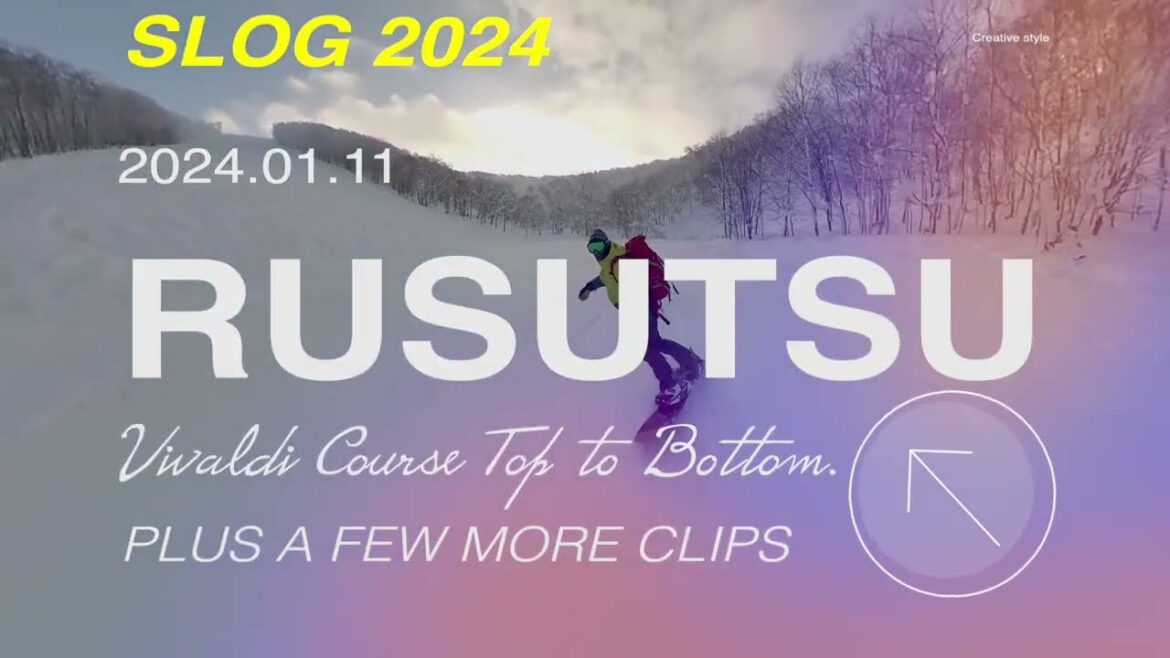 2024.01.11 RUSUTSU RESORT – The “EAST VIVALDI” course top to bottom 2024.01.11 RUSUTSU RESORT - The "EAST VIVALDI" course top to bottom