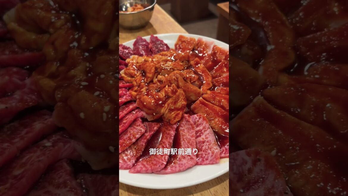 御徒町駅前通り　焼肉 #japan #food #foodie