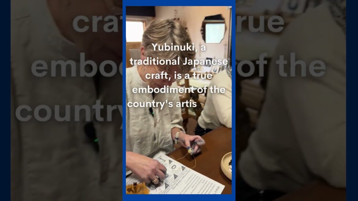 Yubinuki-Making Workshop at Atelier Ricca 🇯🇵 Japan Craft Tour #handmade  #japaneseartistry