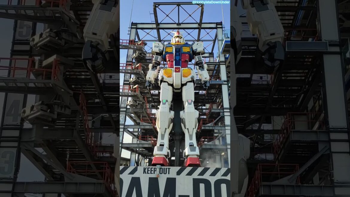 Gundam Factory in Yokohama! #gundam #anime #japan #yokohama #tokyo #travel #hobby #otaku