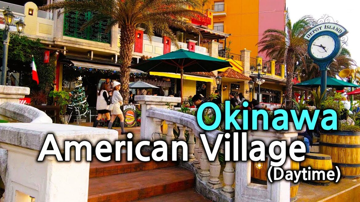 One of the best Christmas villages in Japan  /  American Village (Daytime), Okinawa, Japan One of the best Christmas villages in Japan  /  American Village (Daytime), Okinawa, Japan