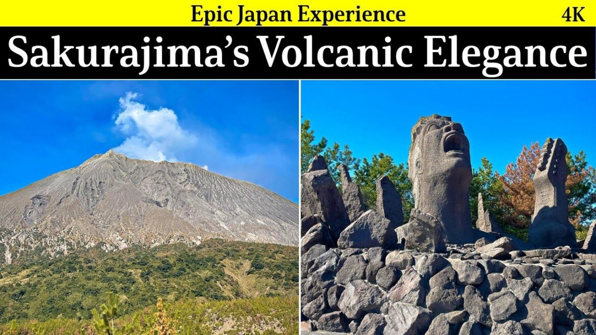 ４K Japan travel: Sakurajima's Volcanic Elegance at Kagoshima, where southern end of Kyushu