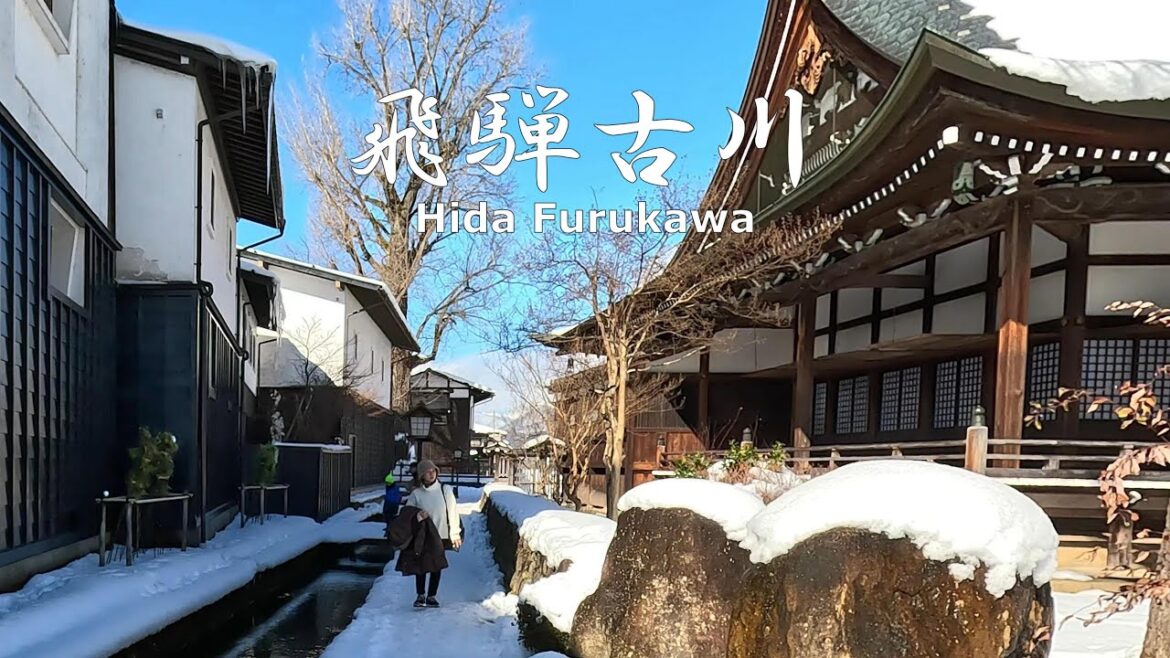 4K NON-STOP Walking around Hida Furukawa in Winter 冬の飛騨古川を歩く 4K NON-STOP Walking around Hida Furukawa in Winter 冬の飛騨古川を歩く