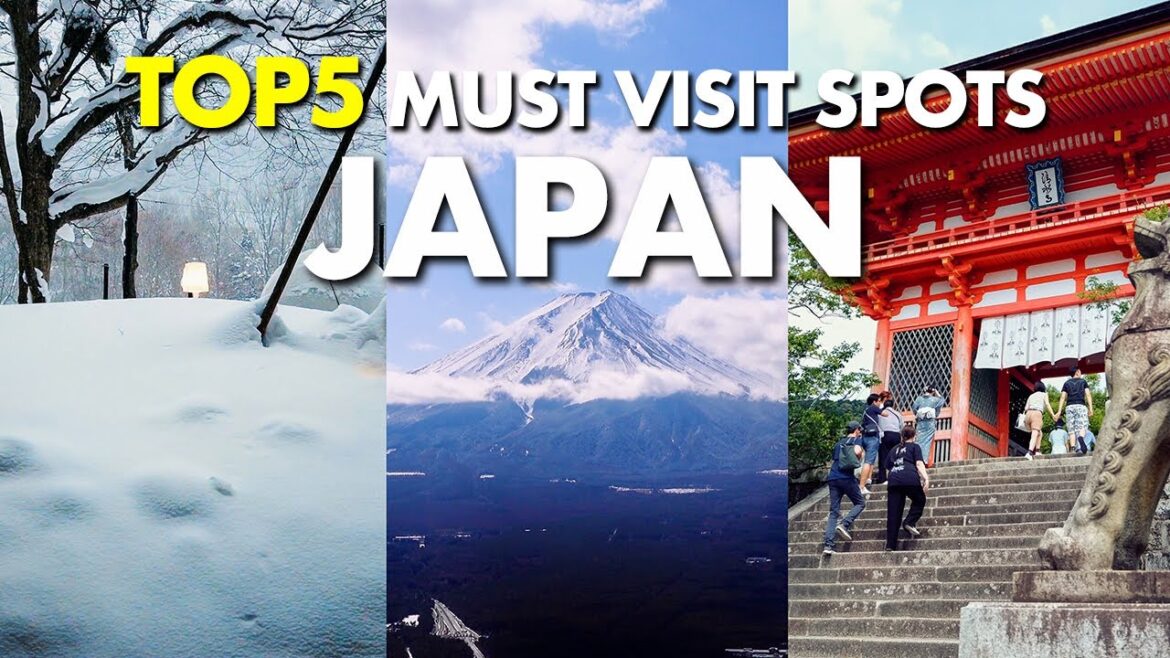 TOP5 MUST VISIT SPOTS IN JAPAN OUTSIDE OF TOKYO: Japan Travel Guide 2024