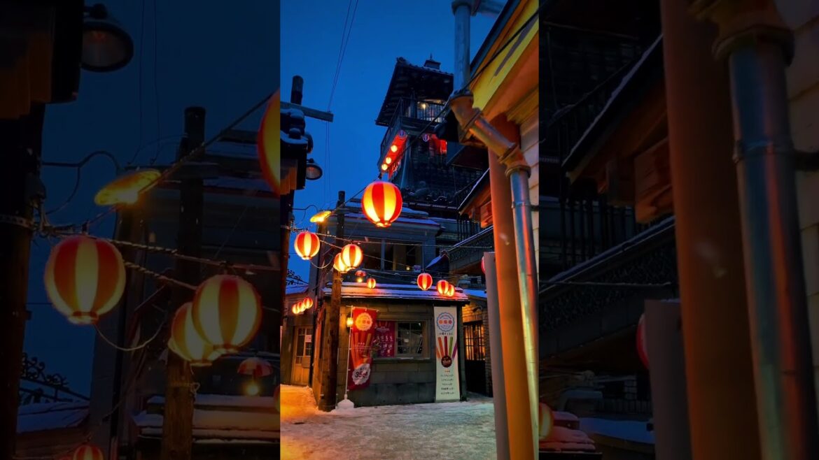 Otaru Denuki Koji (Hokkaido)🎴 #japan #hokkaido #travel