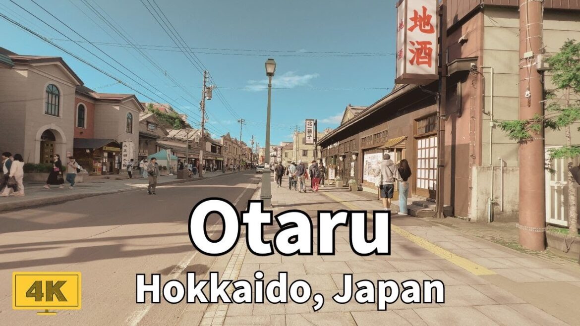 [4K] Otaru, Hokkaido, A Journey Along Sakaimachi Hondori and Beyond | JAPAN Walking Tour