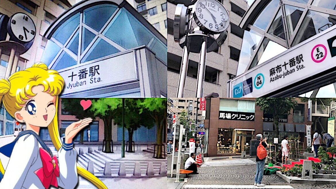 Real-Life Locations of Sailor Moon in Azabu-Juban, Tokyo!  | JAPAN LIVE STREAMS 2024