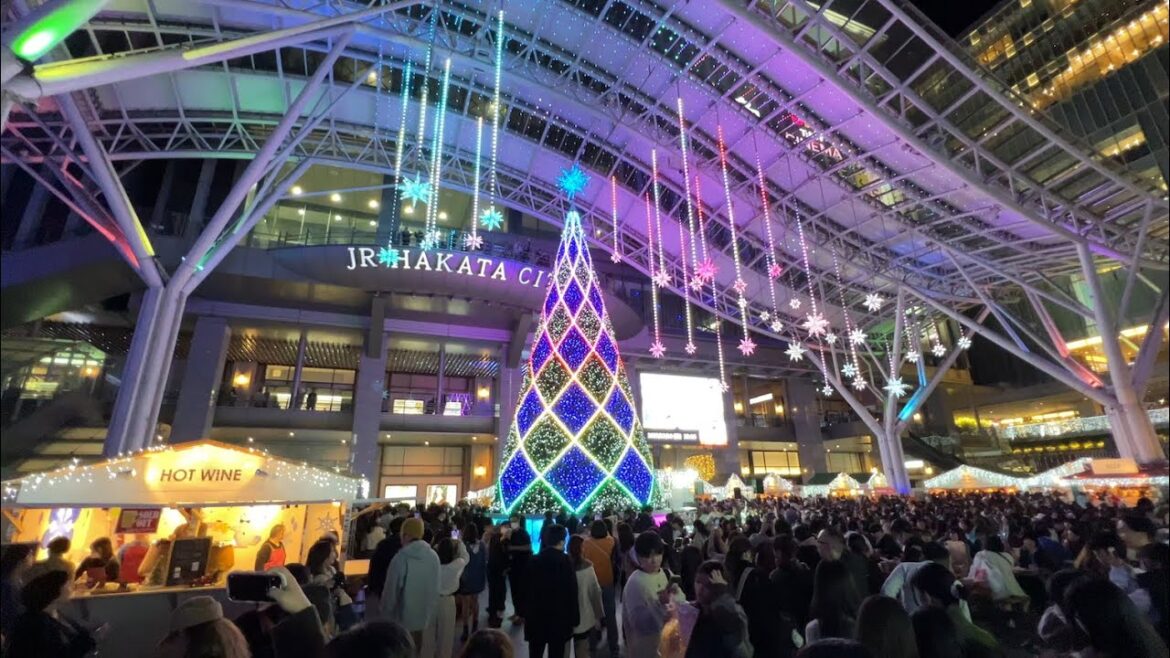 Fukuoka, Japan – JR Hakata Station / Hikari no Machi Hakata 2023 Fukuoka, Japan - JR Hakata Station / Hikari no Machi Hakata 2023