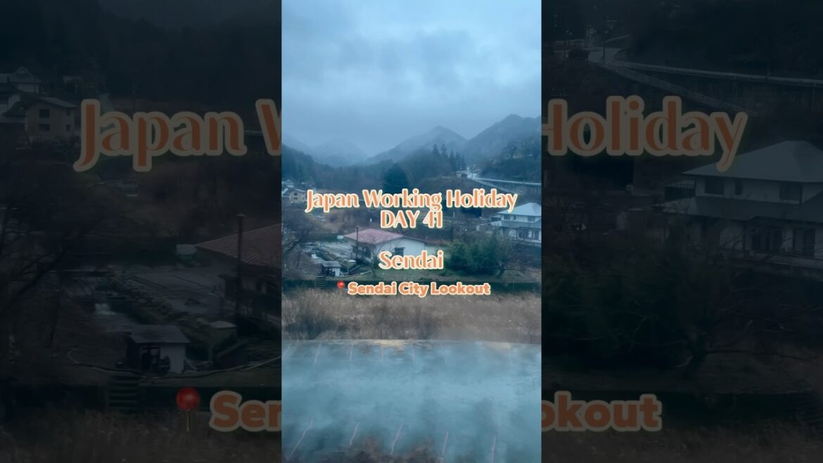 Japan Working Holiday DAY 41✨📍Sendai #japan #vlog #travel #shorts #workingholiday
