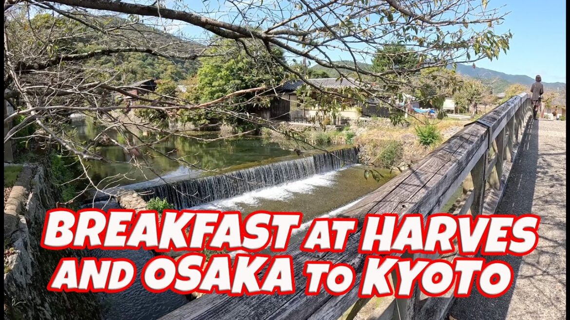 Breakfast at Harves and Osaka to Hankyu Kyoto Arashiyama Station Japan Travel October 11, 2023 E19