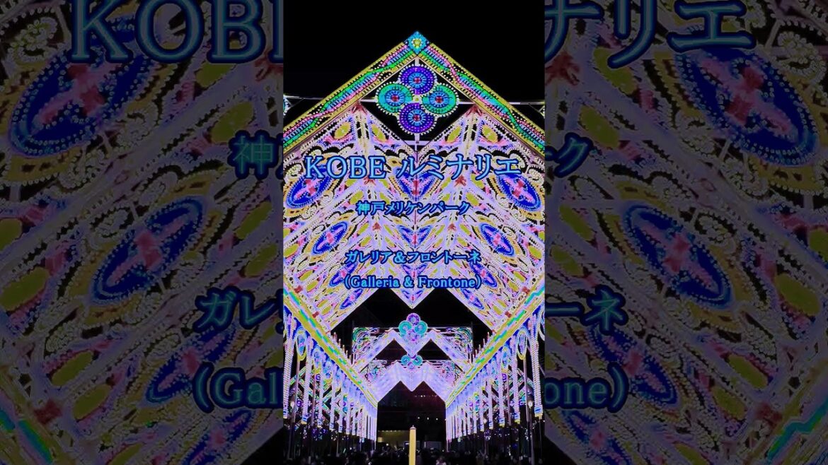 神戸ルミナリエ2024 ガレリア&フロントーネ メリケンパーク #osmopocket3 神戸ルミナリエ2024 ガレリア&フロントーネ メリケンパーク #osmopocket3