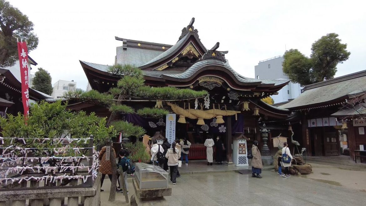 Fukuoka, Japan - Kushida-jinja Shrine