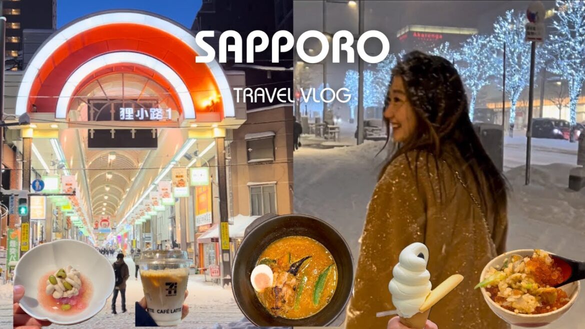 Sapporo VLOG 2024 | Omakase, Nijo Market, Shopping at Tanukikoji...(Niseko vlog coming soon!)