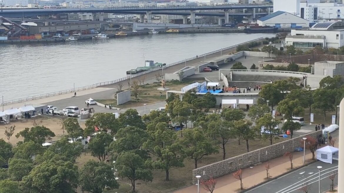 Kobe Port, sea bay, national park and sea in Kobe, Japan, Disaster Museum #foryou #travel #food